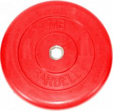 Блин MB Barbell d31 мм 25kg Red