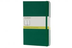 Блокнот Moleskine Large Plain Notebook, зеленый