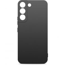 Чехол (клип-кейс) BoraSCO Silicone Case70116 для Samsung Galaxy S22+, черный матовый