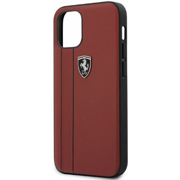 Чехол (клип-кейс) Ferrari [feomshcp12sre] для Apple iPhone 12 mini, красный