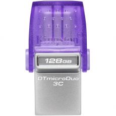 Флешка Kingston Data traveler microduo 3С 256Гб фиолетовый