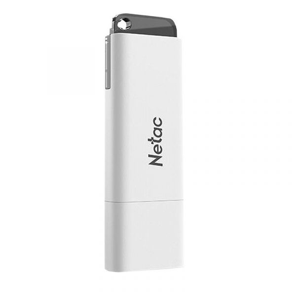 Флешка NETAC U185 USB2.0 128Гб белый