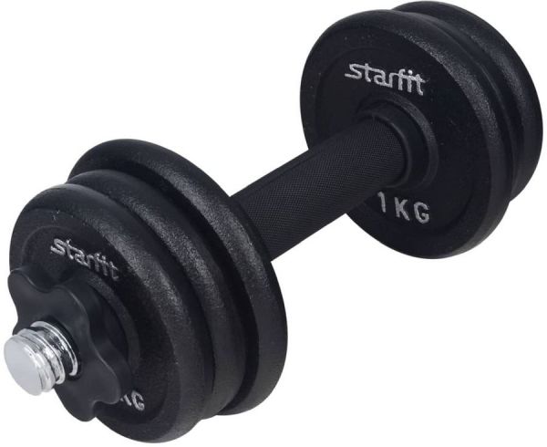 Гантель Starfit DB-713 6 кг 1 шт. черный УТ-00019992