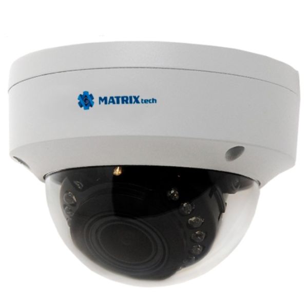 IP камера видеонаблюдения MATRIXtech MT-DW1080IP20VSG белый - 2,7-13,5мм