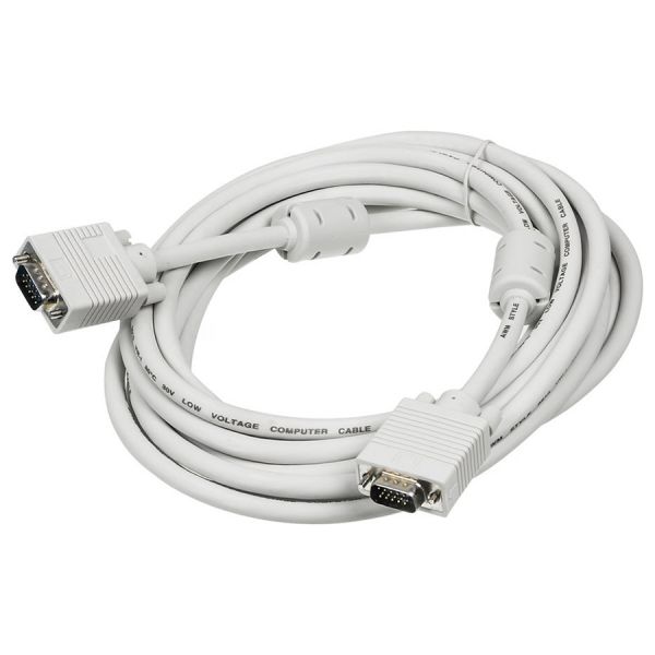 Кабель Buro CAB016S-5M VGA (m) VGA (m) серый 5м