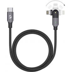 Кабель Deppa 72331 USB - Lightning черный 1,2 м