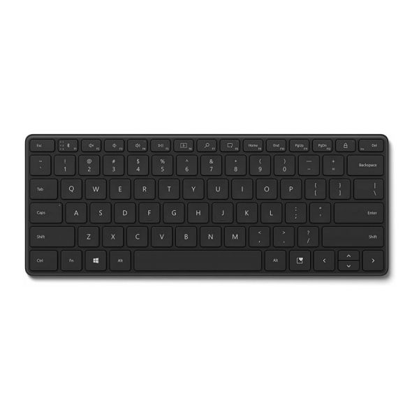 Клавиатура беспроводная Microsoft Compact Keyboard белый