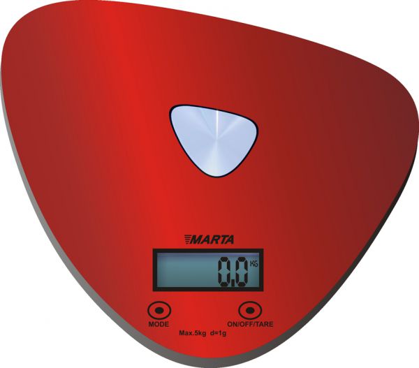 Кухонные весы Marta MT-1632 Red