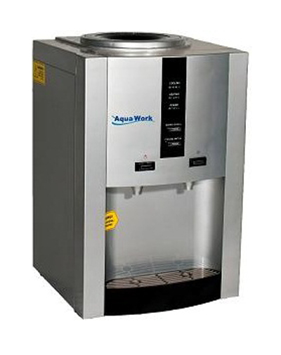 Кулер для воды Aqua Work 16TD/D Silver после сервиса.