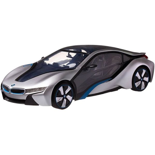 Машинка на радиоуправлении Rastar BMW I8 49600 серебряный