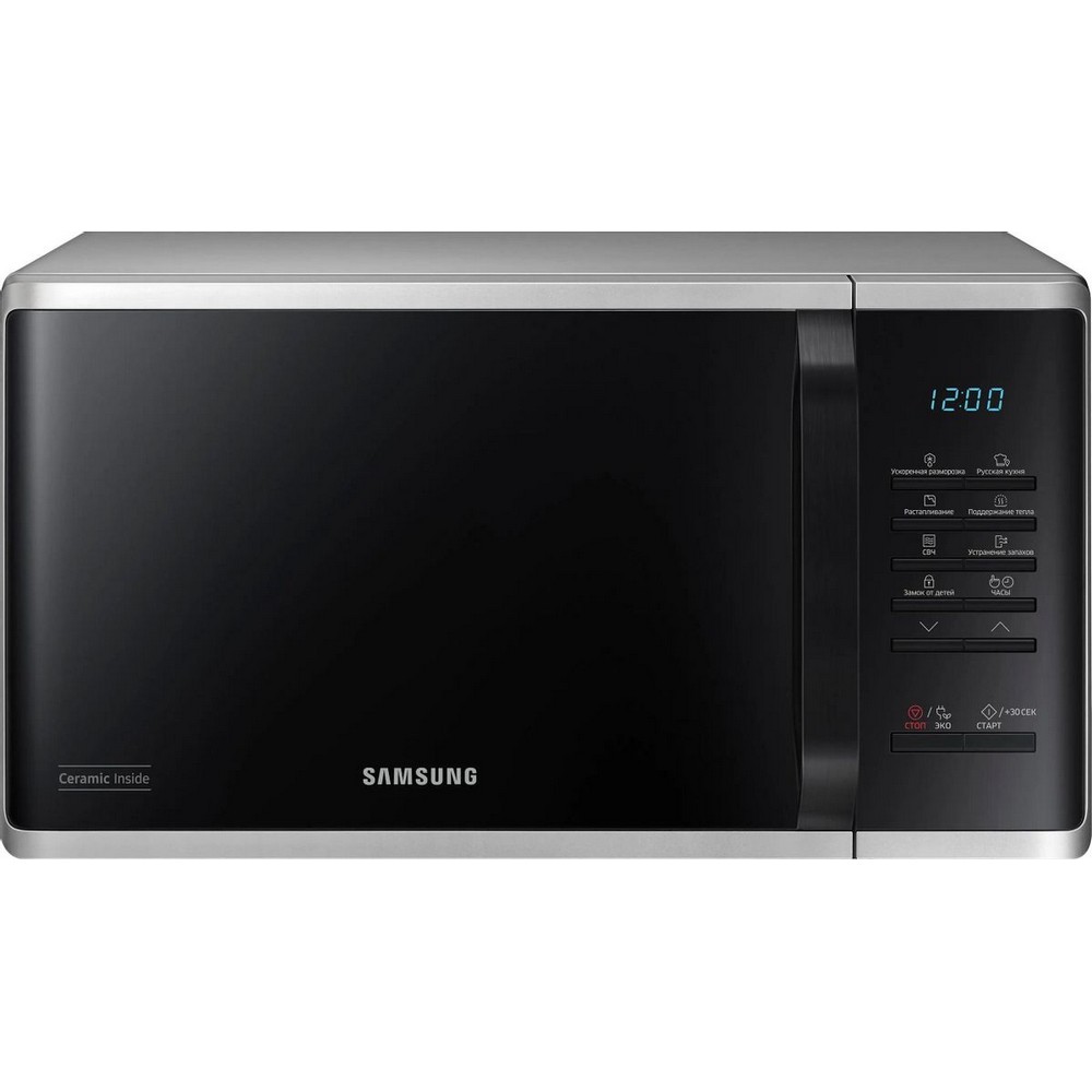 Микроволновая печь Samsung MS23K3513AS/BW нержавеющая сталь