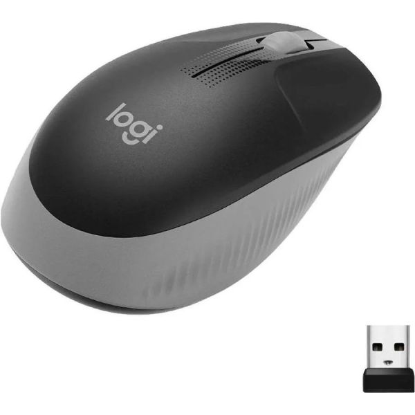 Мышь Logitech M191 беспроводная черный/серый