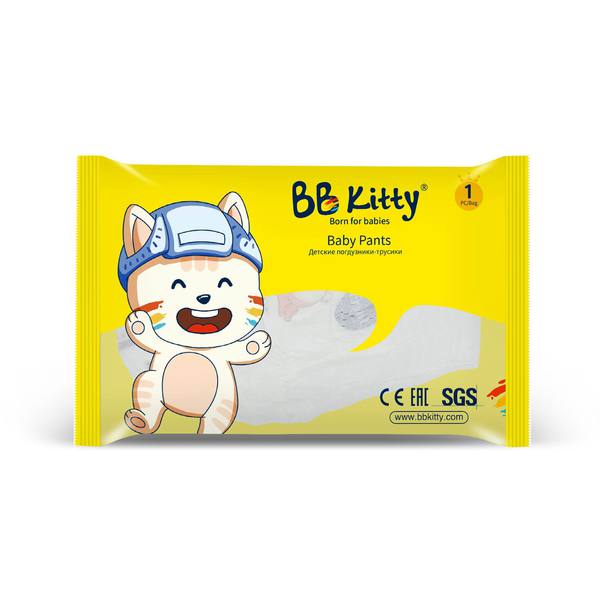 Подгузники-трусики BB Kitty BKP-L1 размер L, 9-14кг, 1 шт.