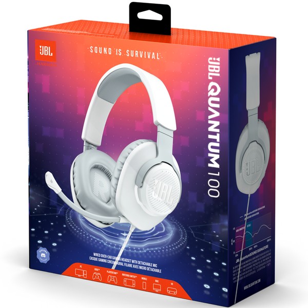 Проводная гарнитура JBL Quantum 100 белый