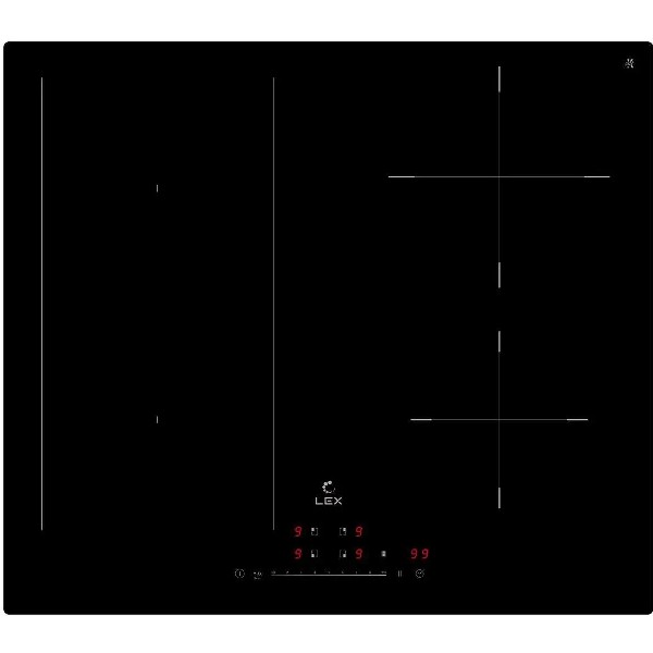 Варочная поверхность LEX EVI 641A BL индукционная черный