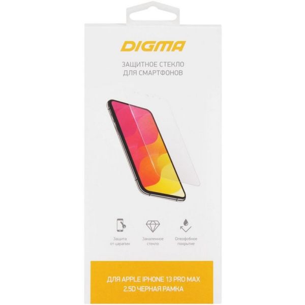 Защитное стекло для экрана Digma [DGG1AP13PA] Apple iPhone 13/13 Pro/14